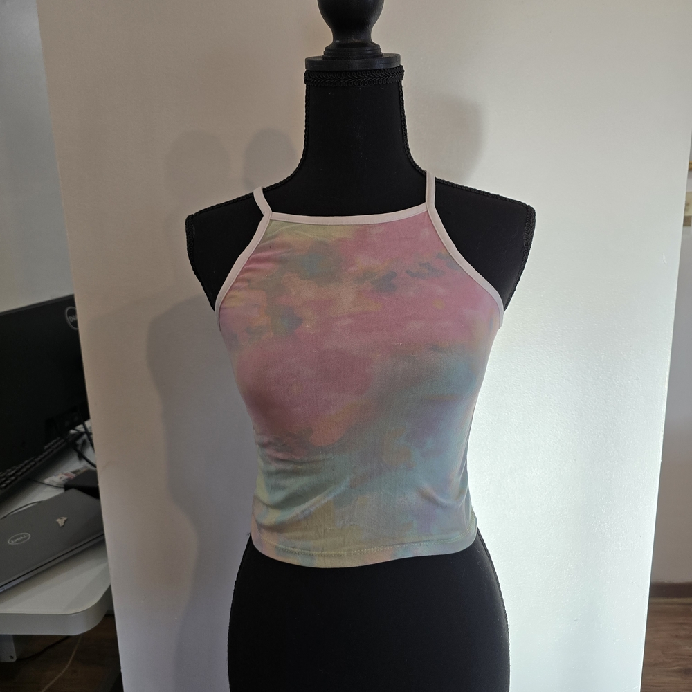 Women's Pastel Tie-Dye Tank Top